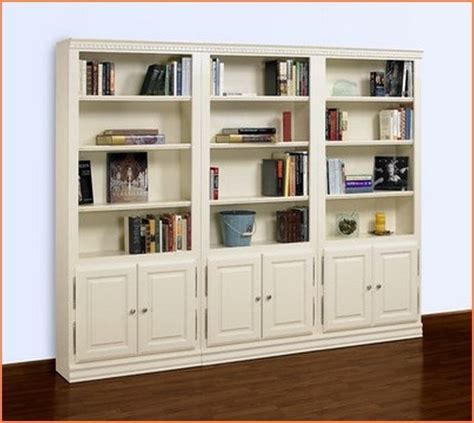 15 Photos Bookcases With Bottom Cabinets