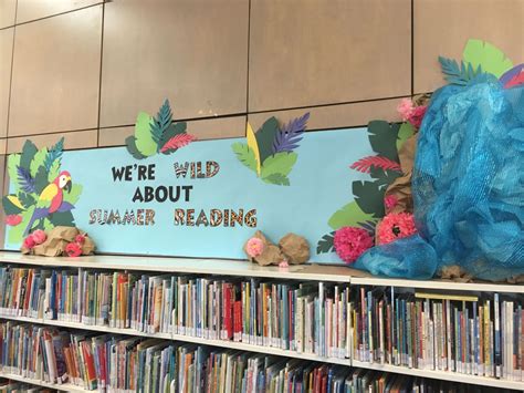 Wild About Summer Reading Jungle Library Display Library Book