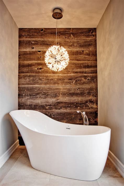 Wood accent walls in bathrooms. Salvaged Style: Transform Your Bathroom with Reclaimed Wood