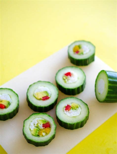 Cucumber Sushi Rolls Delicious Sushi Without The Mess Recipe