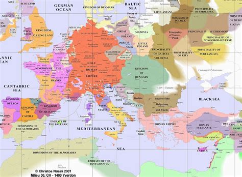 Map Of Europe During Middle Ages Medieval Europe 1200 Useful Historical