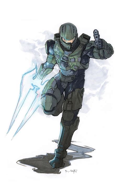 Master Chief ~ Commission By Harpokrates On Deviantart Halo Drawings