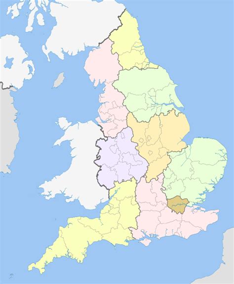 Categorycities In England By Region Wikipedia