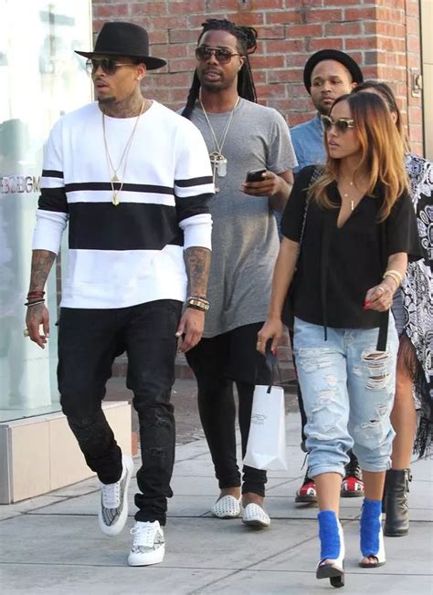 Chris Brown And Karrueche Tran Bring The Bling As They Go Shopping In
