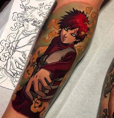 Gaara Tattoo Tatuagens De Anime Tatuagem Do Naruto Tatoo