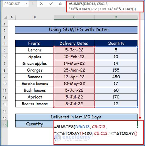 How To Use SUMIFS With Multiple Criteria In The Same Column