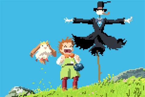 8 Bit Ghibli Pixel Art Anime Pixel Art Personnages Studio Ghibli