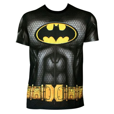 Batman Batman Sublimated Costume With Cape T Shirt