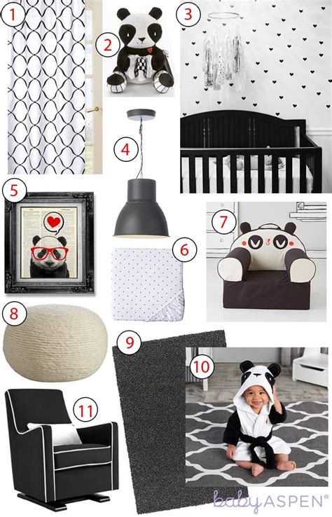 11 Sweet Details For A Panda Themed Baby Nursery Panda Nursery Theme