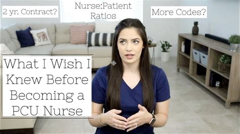 What I Wish I Knew Before Becoming A Pcu Nurse Youtube