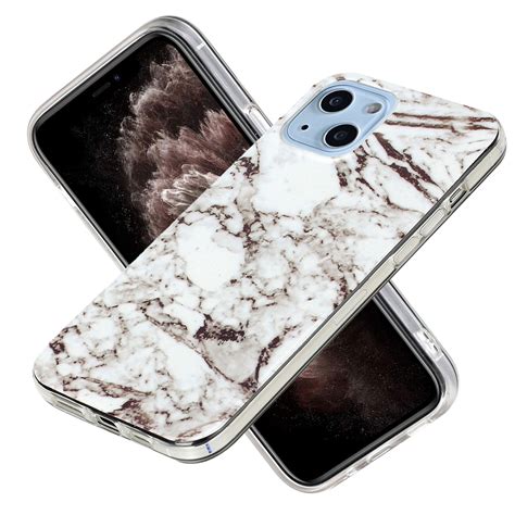Marble Series Case Tpu Back Case For Iphone 13 Mini Allytech Slim