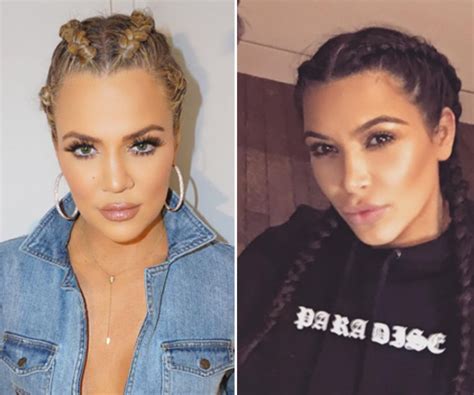 Kim Kardashian Vs Khloe Kardashians Boxer Braids — Who Does Braids