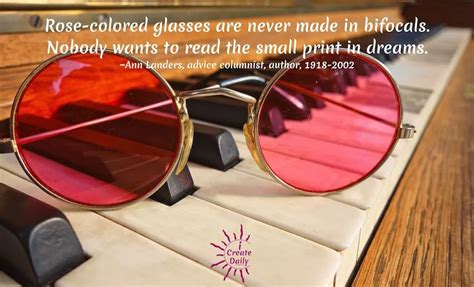 Looking Through Rose Colored Glasses Icreatedaily