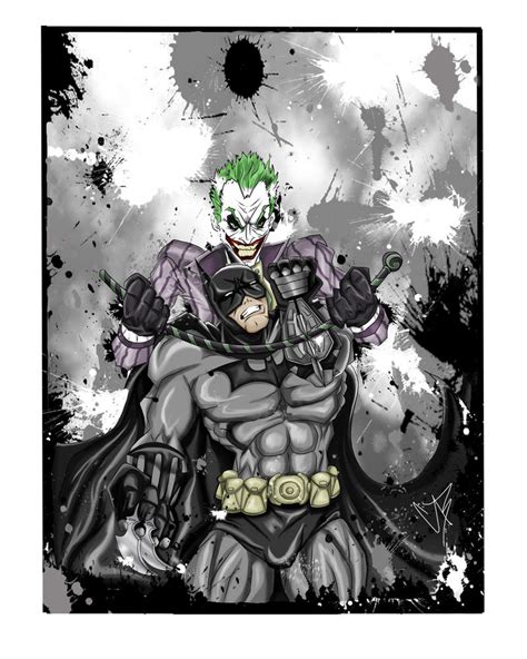 Batman Joker Commission By Blix007 On Deviantart