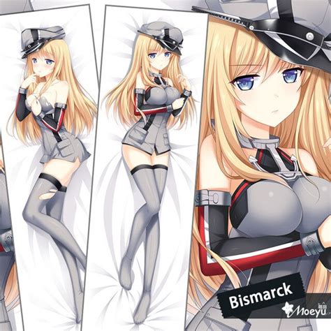 Japanese Anime Kantai Collection Kancolle Bismarck Hugging Body Pillow