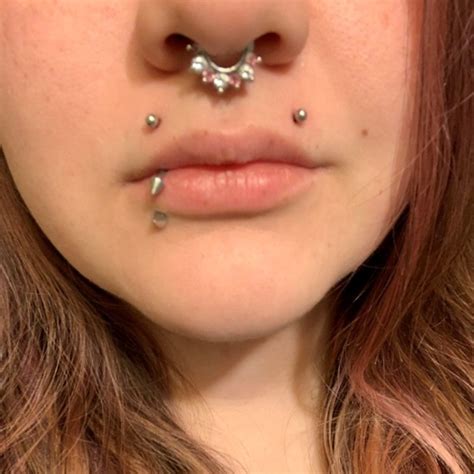 Lip Piercing Angel Bites