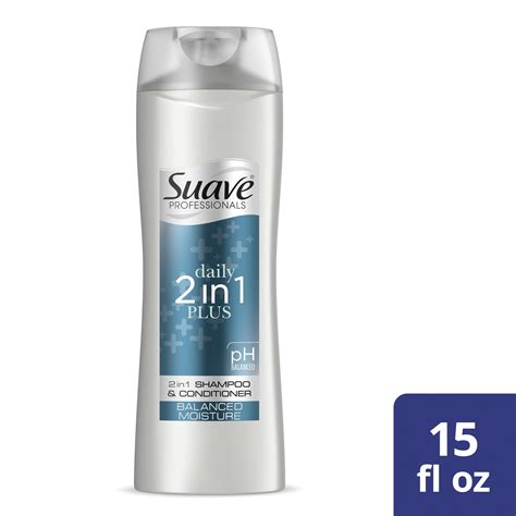 Suave Professionals Moisturizing 2in1 Shampoo Plus Conditioner 15 Fl