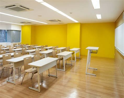 Colourful School Japan Interior Design Colleges Classroom Interior
