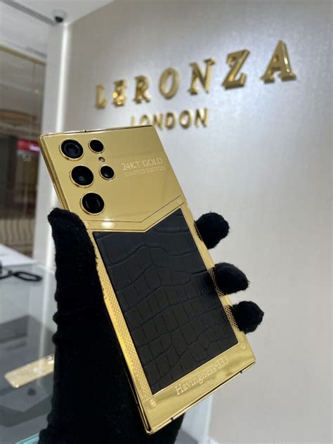 Leronza Launches Worlds First Customized 24k Gold Samsung Galaxy S22