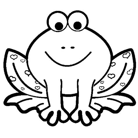 Coloring Pages For Kids Frogs Coloring Walls