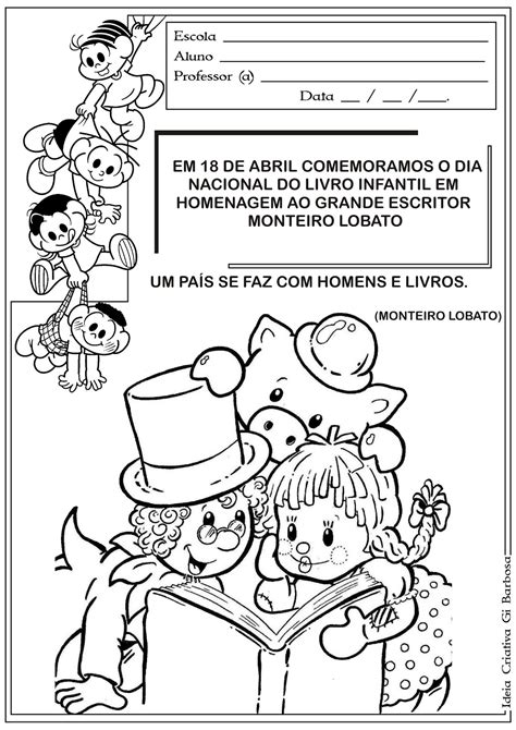 Atividades Dia Do Livro Infantil Educando Com Amor 2013