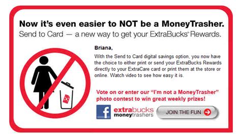 Check spelling or type a new query. CVS: Send Quarterly Extra Bucks Directly to Your Extra Care Card. - BargainBriana