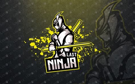 The Last Ninja Mascot Logo Ninja Esports Logo For Sale Lobotz Ltd