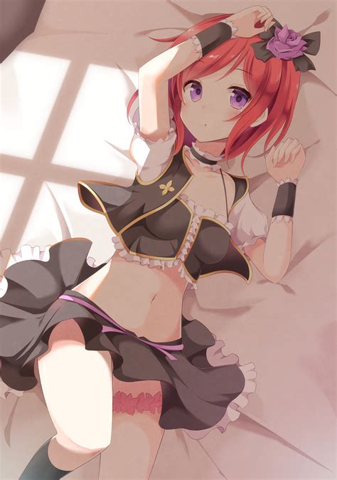 Wallpaper Anime Girls Love Live Nishikino Maki Short Hair Redhead