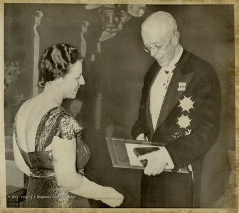 Pearl Buck Accepting Nobel Prize For Literature West Virginia History Onview Wvu Libraries