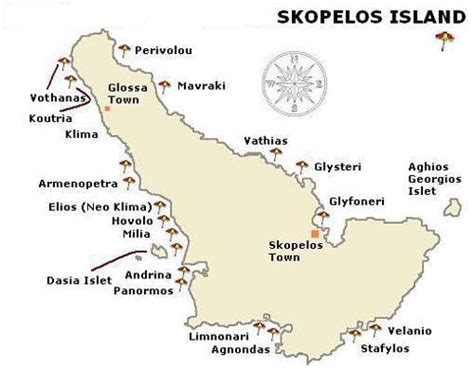 Map Of Skopelos