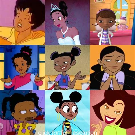 20 Best Male And Black Cartoon Characters Black Cartoon Characters