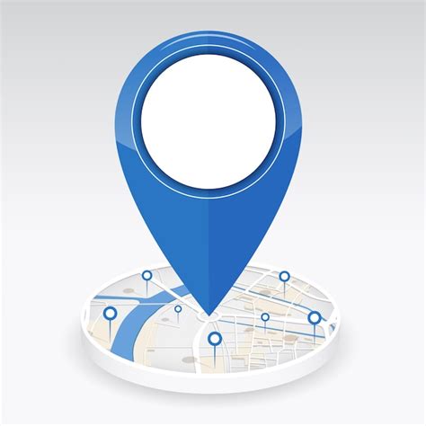 Premium Vector Gps Icon On Center Of The City Map With Pin Location