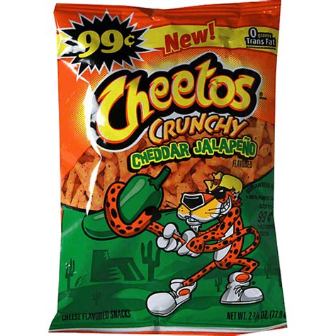 Cheetos Cheese Flavored Snacks Crunchy Cheddar Jalapeno Shop Foodtown