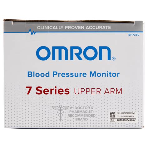 Omron 7 Series Upper Arm Bluetooth Blood Pressure Monitor With Ac Adap