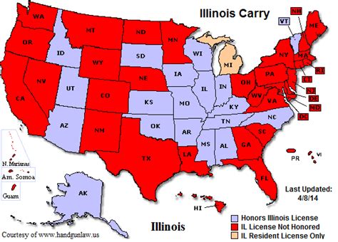 States That Will Honor Illinois Carry License Page 3 Illinois Right