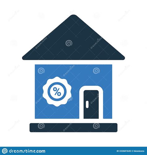 Home Loan Interest Rate Icon Simple Editable Vector Design Isolated