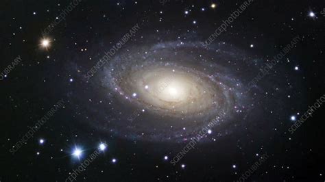 Spiral Galaxy M81 Stock Video Clip K0015925 Science Photo Library