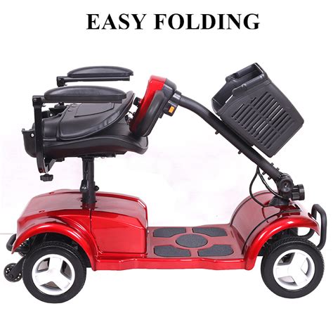 Cheap Elderly Electric Scooter 4 Wheel Folding Mobility Scooter