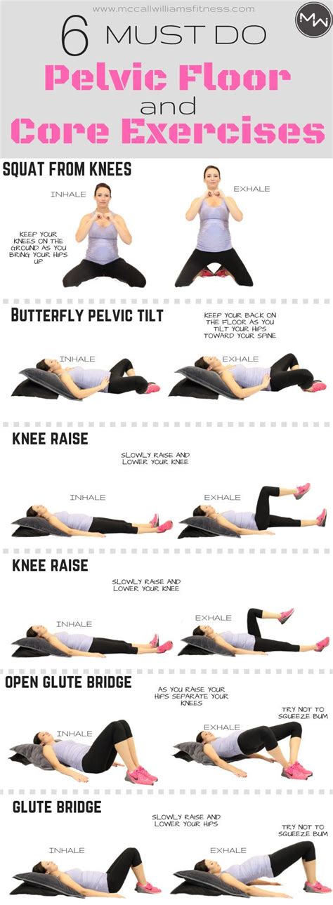 Printable Pelvic Floor Exercises Pdf With Pictures