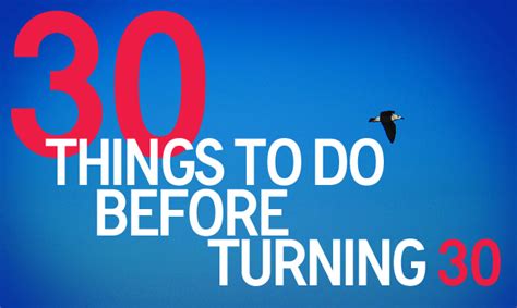 30 Amazing Things To Do Before Turning 30 A Bucket List