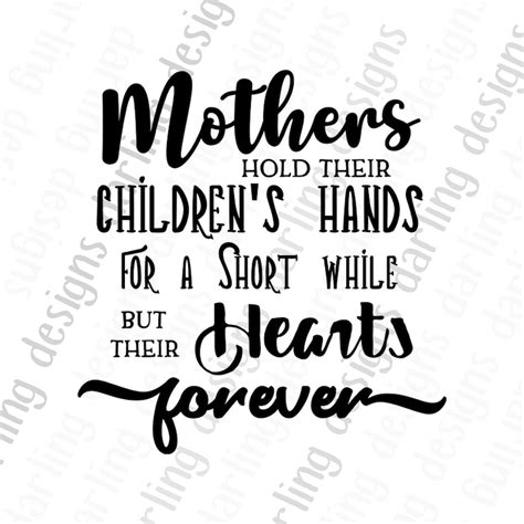 Mother's Day Svg Mom Quote Svg Digital Cut File for Cricut - Etsy