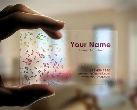 transparent business card design images  pinterest