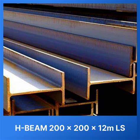 Jual H Beam 200 X 200 X 8 X 12 12 Meter Besi Hb 200 Lautan Steel H