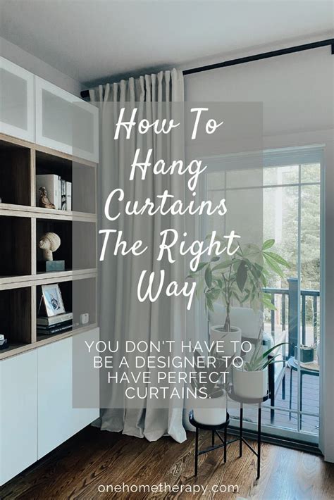 How To Hang Curtains The Right Way Artofit