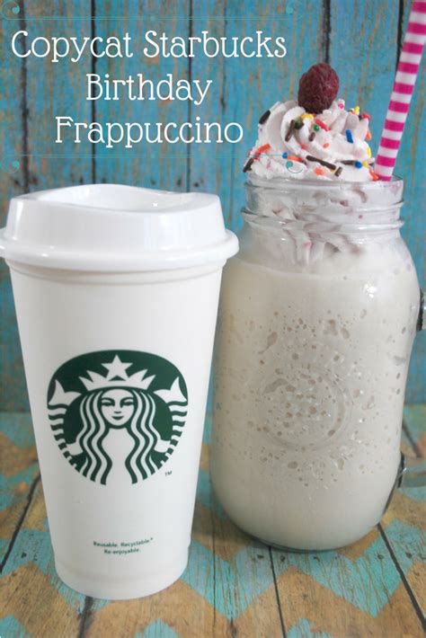 Copycat Starbucks Birthday Frappuccino Recipe Budget Earth