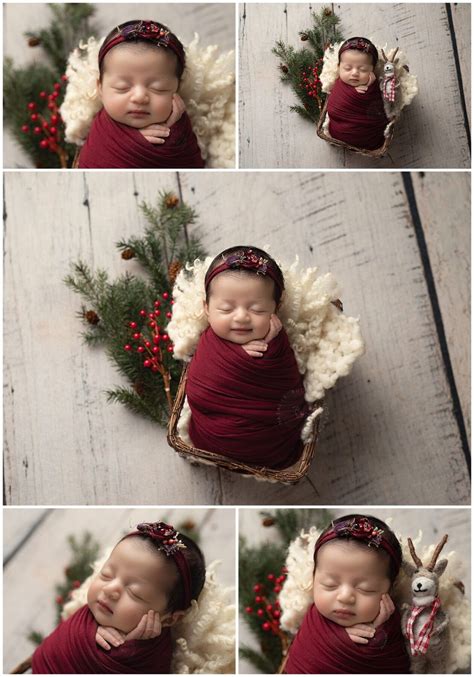 Creative Christmas Newborn Photography Ct Newborn Photographer