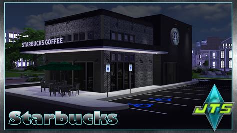 Sims 4 Starbucks Modern Restaurant Modern Restaurant Sims 4 Houses