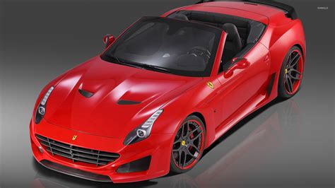 2015 Novitec Rosso Ferrari California Convertible Top View Wallpaper