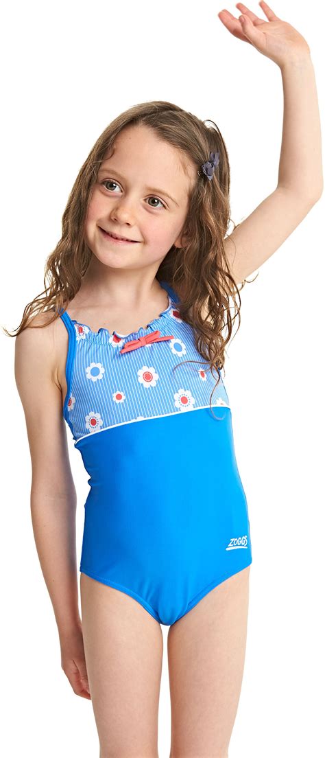 Zoggs Holiday Classicback Swimsuit Girls Bluemulti Online Kaufen