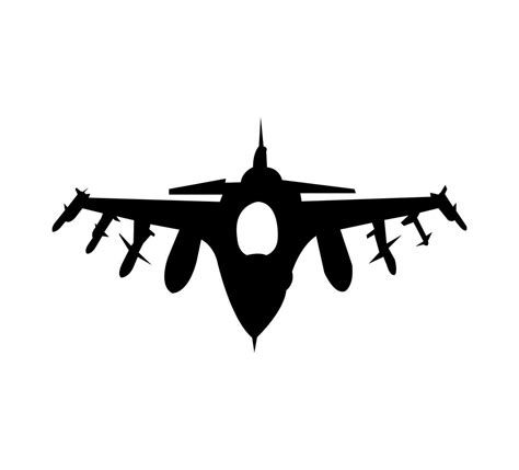 Army Aircraft Black Silhouette 639986 Vector Art At Vecteezy